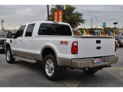 ford f 250 super duty 2010 white king ranch diesel 8 cylinders 4 wheel drive automatic 78214