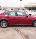 lexus gs 350 2013 red sedan gasoline 6 cylinders rear wheel drive automatic with overdrive 77074