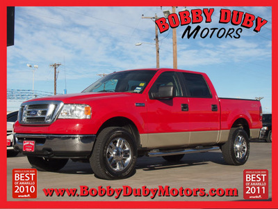 ford f 150 2008 red xlt gasoline 8 cylinders 4 wheel drive automatic 79110