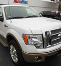 ford f 150 2011 white king ranch gasoline 6 cylinders 4 wheel drive automatic 34474