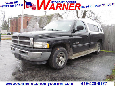 dodge ram 1500 1998 black pickup truck laramie slt gasoline v8 rear wheel drive automatic 45840