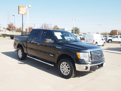 ford f 150 2011 black xlt gasoline 6 cylinders 4 wheel drive automatic 76108