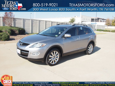 mazda cx 9 2009 gray suv grand touring gasoline 6 cylinders front wheel drive automatic 76108
