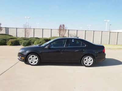 ford fusion 2010 black sedan se gasoline 4 cylinders front wheel drive automatic 76108
