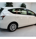 toyota prius v 2013 blizzard pearl wagon two hybrid 4 cylinders front wheel drive automatic 91731