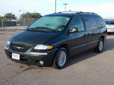 chrysler town and country 2000 green van lx flex fuel v6 front wheel drive automatic 77074