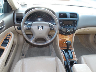 honda accord 2003 beige sedan ex v 6 gasoline 6 cylinders sohc front wheel drive automatic 77074