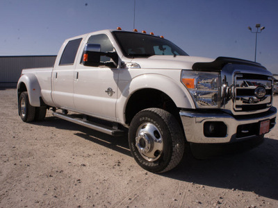 ford f 350 super duty 2011 white lariat biodiesel 8 cylinders 4 wheel drive automatic 76234
