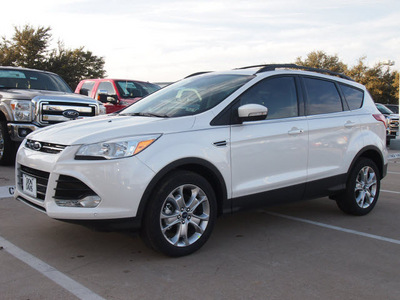 ford escape 2013 white suv sel gasoline 4 cylinders front wheel drive automatic 76011