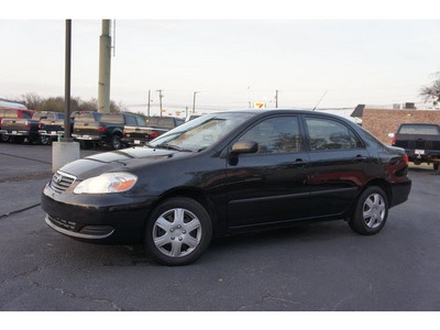 toyota corolla 2007 black sedan ce gasoline 4 cylinders front wheel drive automatic 76543