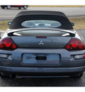 mitsubishi eclipse spyder 2002 gray gs gasoline 4 cylinders front wheel drive automatic 76543
