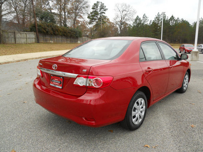 toyota corolla 2011 red sedan le gasoline 4 cylinders front wheel drive automatic 75604