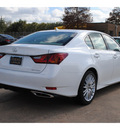 lexus gs 350 2013 white sedan gasoline 6 cylinders rear wheel drive automatic 77074