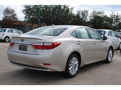 lexus es 300h 2013 beige sedan hybrid 4 cylinders front wheel drive automatic 77074