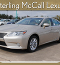 lexus es 300h 2013 beige sedan hybrid 4 cylinders front wheel drive automatic 77074