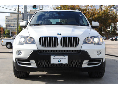 bmw x5 2009 white suv xdrive48i gasoline 8 cylinders all whee drive automatic 77002