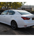 lexus gs 350 2013 white sedan gasoline 6 cylinders rear wheel drive automatic 77074