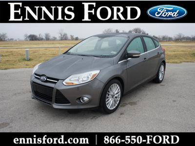 ford focus 2012 gray hatchback sel flex fuel 4 cylinders front wheel drive automatic 75119