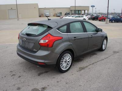 ford focus 2012 gray hatchback sel flex fuel 4 cylinders front wheel drive automatic 75119