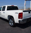 gmc sierra 1500 2013 white sle flex fuel 8 cylinders 4 wheel drive 6 speed automatic 76206