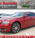 chrysler 300 2012 red sedan s gasoline 8 cylinders rear wheel drive shiftable automatic 77450