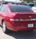 chevrolet impala 2007 red sedan ltz gasoline 6 cylinders front wheel drive 4 speed automatic 77090
