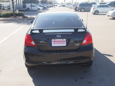 scion tc 2007 black hatchback spec gasoline 4 cylinders front wheel drive 5 speed manual 76053