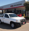 toyota tacoma 2011 white regcab gasoline 4 cylinders 2 wheel drive automatic 76053