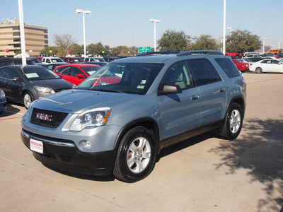 gmc acadia 2008 lt  blue suv sle 1 gasoline 6 cylinders front wheel drive automatic 76053