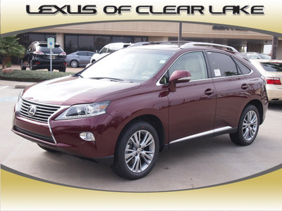 lexus rx 350 2013 dk  red suv gasoline 6 cylinders front wheel drive automatic with overdrive 77546