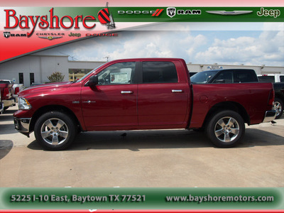 ram 1500 2012 deep cherry red lone star gasoline 8 cylinders 2 wheel drive 6 speed automatic 77521