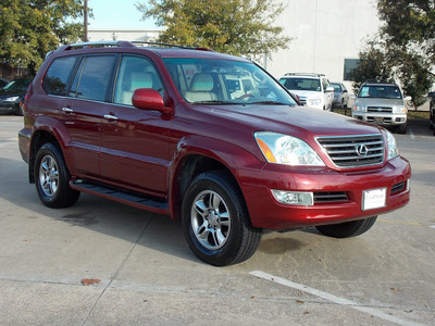 lexus gx 470 2008 red suv gasoline 8 cylinders 4 wheel drive automatic 77074