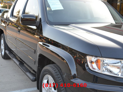 honda ridgeline 2010 black pickup truck rtl w navi 6 cylinders automatic 76051