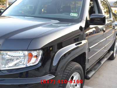 honda ridgeline 2010 black pickup truck rtl w navi 6 cylinders automatic 76051