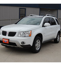 pontiac torrent 2008 white suv gasoline 6 cylinders front wheel drive automatic with overdrive 77706