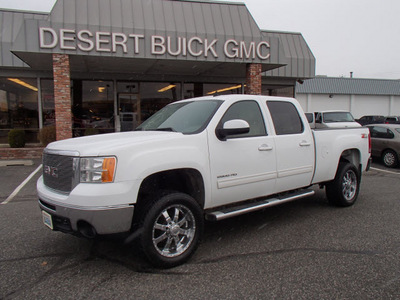 gmc sierra 2500hd 2010 white slt z71 8 cylinders automatic with overdrive 99336