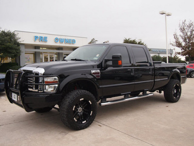ford f 350 super duty 2008 black lariat diesel 8 cylinders 4 wheel drive automatic 76011