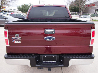 ford f 150 2010 dk  red xlt gasoline 8 cylinders 2 wheel drive automatic 76011