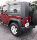 jeep wrangler 2007 red suv x gasoline 6 cylinders 4 wheel drive automatic 77581