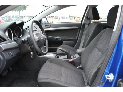 mitsubishi lancer 2010 blue sedan es gasoline 4 cylinders front wheel drive automatic 78233