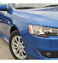 mitsubishi lancer 2010 blue sedan es gasoline 4 cylinders front wheel drive automatic 78233