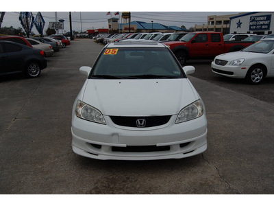 honda civic 2005 white coupe ex gasoline 4 cylinders front wheel drive automatic with overdrive 77627