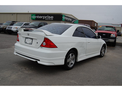 honda civic 2005 white coupe ex gasoline 4 cylinders front wheel drive automatic with overdrive 77627