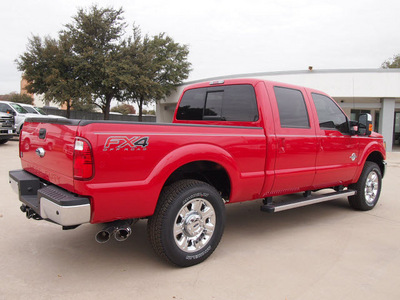 ford f 250 super duty 2013 red lariat biodiesel 8 cylinders 4 wheel drive automatic 76011