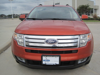 ford edge 2007 orange suv 4dr fwd sel gasoline 6 cylinders front wheel drive automatic 77578