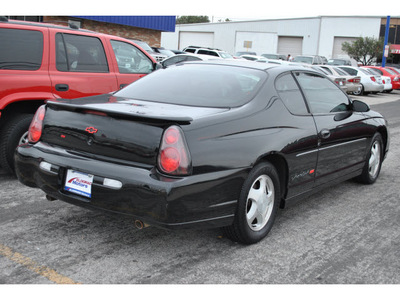 chevrolet monte carlo 2001 black coupe ss gasoline 6 cylinders front wheel drive automatic 78217