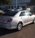 toyota camry 2012 silver sedan le gasoline 4 cylinders front wheel drive automatic 76053