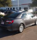 toyota camry 2012 gray sedan le gasoline 4 cylinders front wheel drive automatic 76053