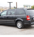 chrysler town and country 2009 black van touring gasoline 6 cylinders front wheel drive automatic 78853