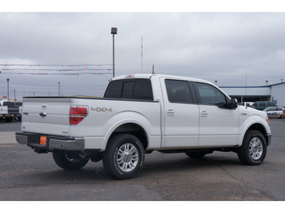ford f 150 2012 white lariat flex fuel 8 cylinders 4 wheel drive automatic 79045